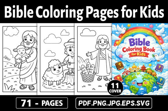Bible Coloring Pages for Kids – Graphics & Coloring Pages