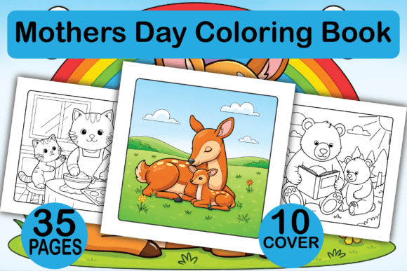 Mothers Day Coloring Pages Graphics